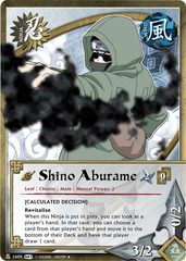 Shino Aburame - N-1609 - Uncommon - 1st Edition