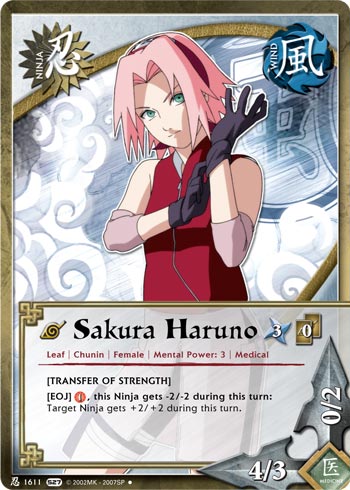 Sakura Haruno - N-1611 - Uncommon - 1st Edition