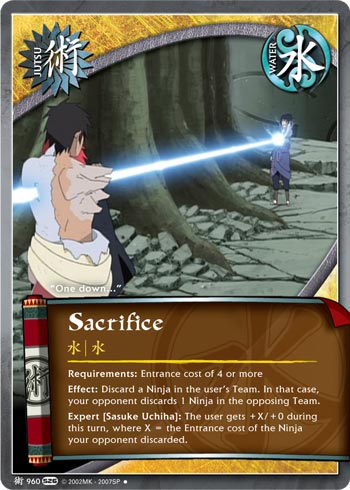 Sacrifice - J-960 - Uncommon - 1st Edition