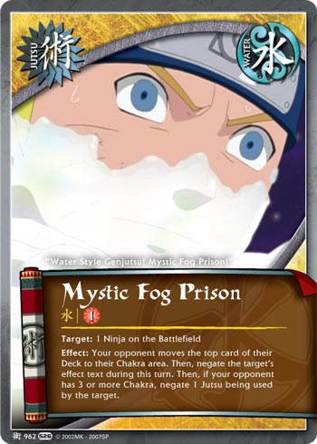 Mystic Fog Prison - J-962 - Common - 1st Edition