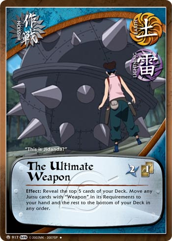 The Ultimate Weapon - M-917 - Uncommon - 1st Edition