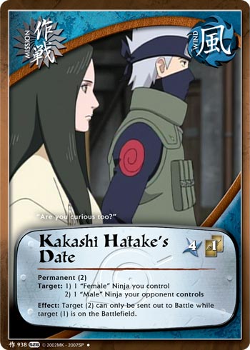 Kakashi Hatakes Date - M-938 - Uncommon - 1st Edition