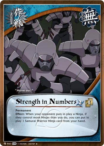 Strength in Numbers - M-941 - Uncommon - 1st Edition