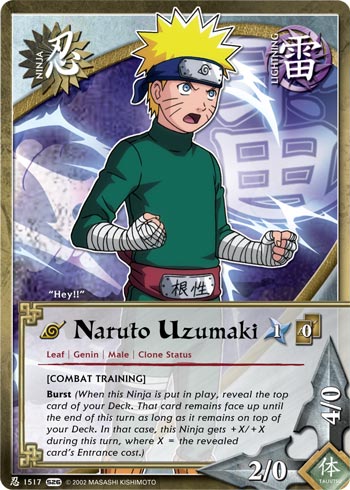 Naruto Uzumaki - N-1517 - Common - 1st Edition