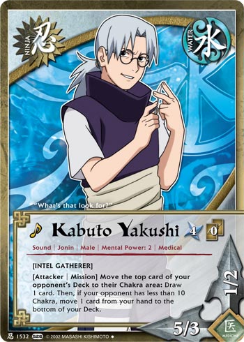 Kabuto Yakushi - N-1532 - Uncommon - 1st Edition