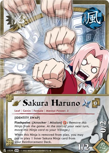 Sakura Haruno - N-1539 - Uncommon - 1st Edition