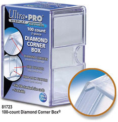 Ultra Pro 100 Count 2-Piece Diamond Corner Box