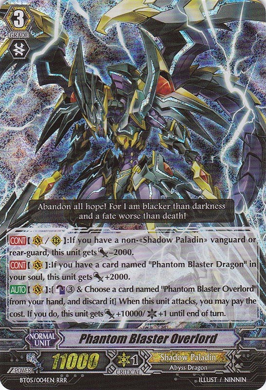 Phantom Blaster Overlord - BT05/004EN - RRR Phantom Blaster Overlord - BT05/004EN - RRR