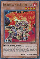 Brotherhood of the Fire Fist - Bear - CBLZ-EN024 - Ultra Rare - 1st Edition