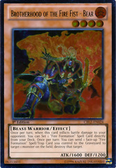 Brotherhood of the Fire Fist - Bear - CBLZ-EN024 - Ultimate Rare - 1st Edition