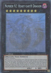 Number 92: Heart-eartH Dragon - CBLZ-EN045 - Ghost Rare - 1st Edition