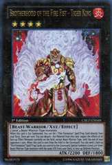 Brotherhood of the Fire Fist - Tiger King - CBLZ-EN048 - Ultra Rare - 1st Edition