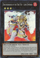 Brotherhood of the Fire Fist - Lion Emperor - CBLZ-EN099 - Super - 1st Edition