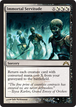 Immortal Servitude - Foil