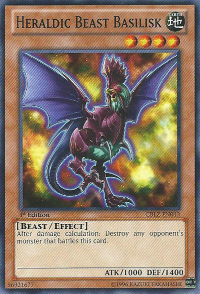 Heraldic Beast Basilisk - CBLZ-EN013 - Common - 1st Edition