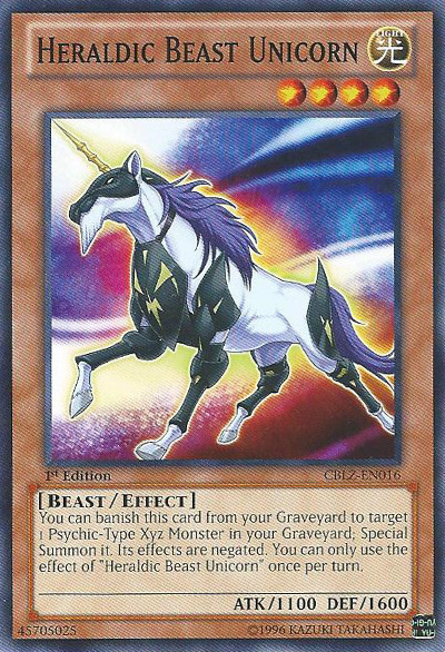 Heraldic Beast Unicorn - CBLZ-EN016 - Common