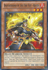 Brotherhood of the Fire Fist - Raven - CBLZ-EN022 - Common - 1st Edition