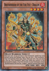 Brotherhood of the Fire Fist - Dragon - CBLZ-EN025 - Super Rare - 1st Edition