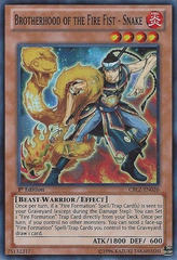 Brotherhood of the Fire Fist - Snake - CBLZ-EN026 - Super Rare - 1st Edition