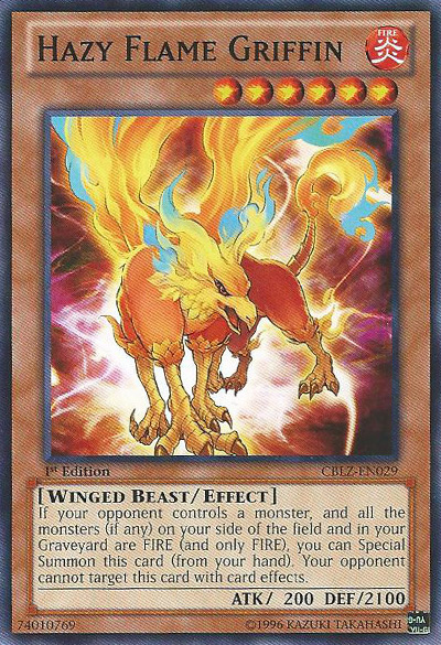 Hazy Flame Griffin - CBLZ-EN029 - Common - 1st Edition