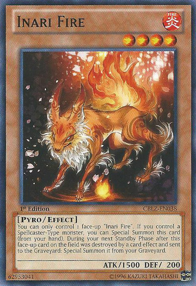 Inari Fire - CBLZ-EN038 - Common - 1st Edition