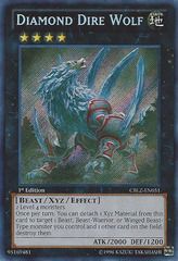 Diamond Dire Wolf - CBLZ-EN051 - Secret Rare - 1st Edition