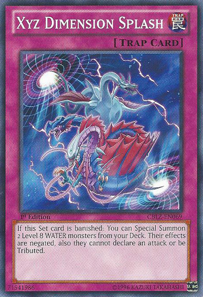 Xyz Dimension Splash - CBLZ-EN069 - Common - 1st Edition