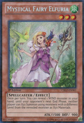 Mystical Fairy Elfuria - CBLZ-EN085 - Secret Rare - 1st Edition