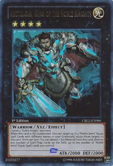 Artorigus, King of the Noble Knights - CBLZ-EN086 - Ultra Rare - 1st Edition