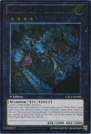 Artorigus, roi des nobles chevaliers - CBLZ-EN086 - Ultimate Rare - 1ere edition // Cosmo Blazer - CBLZ
