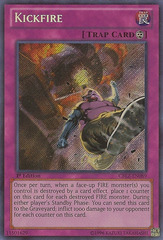 Kickfire - CBLZ-EN089 - Secret Rare - 1st Edition