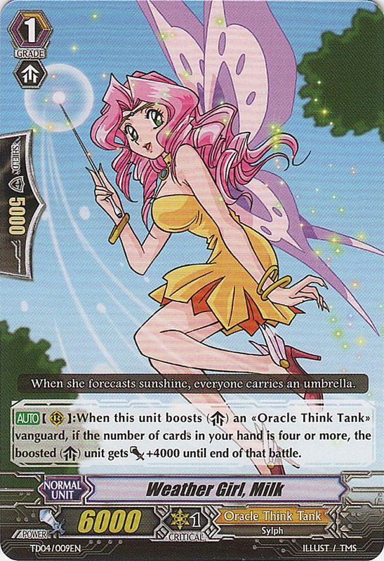 Weather Girl, Milk - TD04/009EN - TD