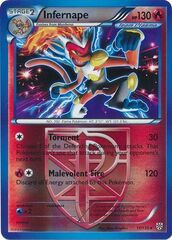 Infernape - 17/135 - Holo Rare - Reverse Holo