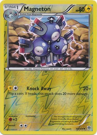 Magneton - 45/135 - Uncommon - Reverse Holo