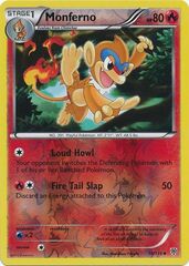 Monferno - 16/135 - Uncommon - Reverse Holo