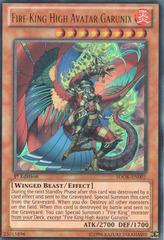 Fire King High Avatar Garunix - SDOK-EN001 - Ultra Rare - 1st Edition