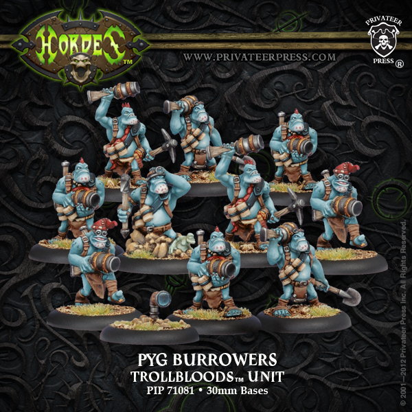 PIP71081 HRD Trolls Pyg Burrowers Box