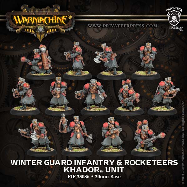 Winter Guard Infantry & Rocketeers