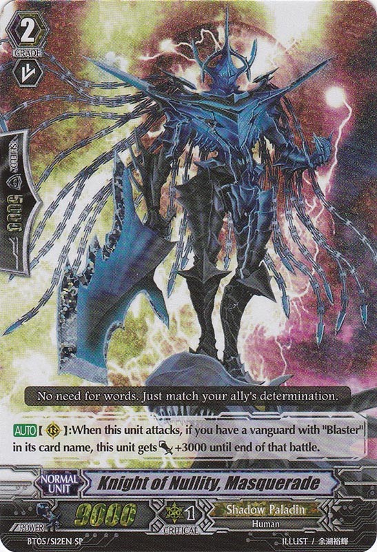 Knight of Nullity, Masquerade - BT05/S12EN - SP