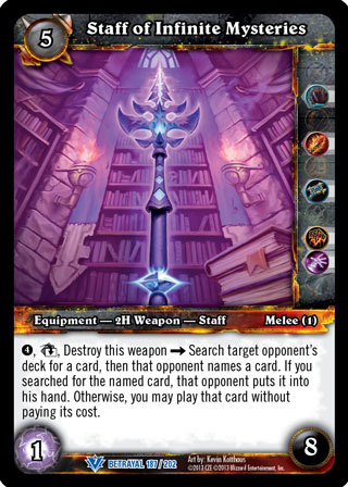 Staff of Infinite Mysteries - Rare
