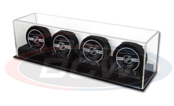 Deluxe Acrylic 4 Hockey Puck Display