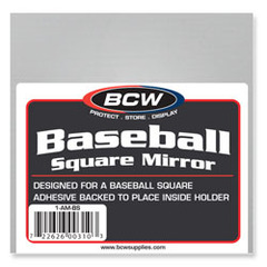 Adhesive Mirror - Baseball Square