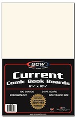 Current Comic Book Backing Boards