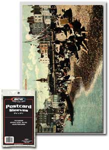 Continental Postcard Sleeve - 4 3/8 X 6