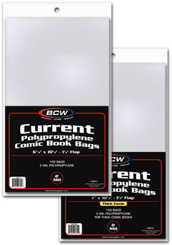 Current Comic Book Bags - Thick Comics