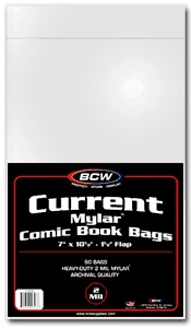 Current Comic Mylar Bags 2 Mil