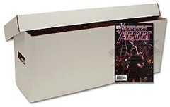 Long Comic Book Cardboard Storage Box