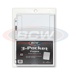 Pro 3-Pocket Page (20ct Pack)