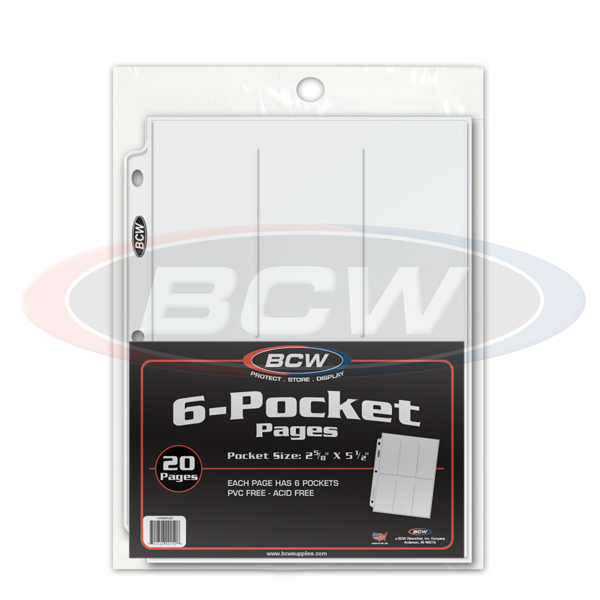 Pro 6-Pocket Page (20ct Pack)