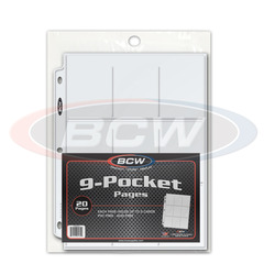 Pro 9-Pocket Page (20ct Pack)